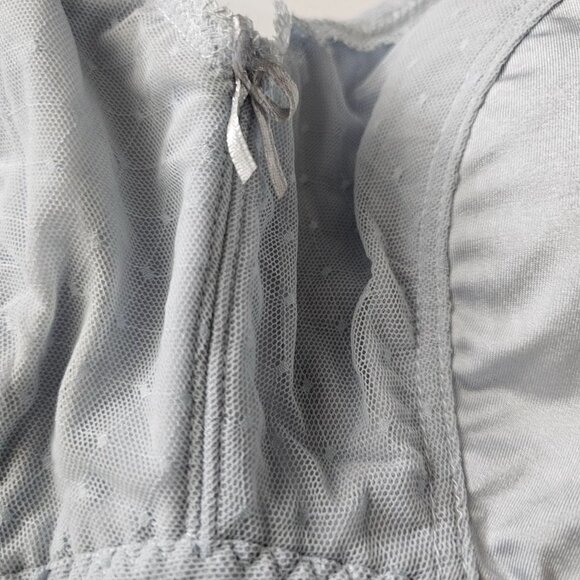 Rhonda Shear Powder Blue Style 676  Shapewear Leisure Bra in Size 3X - Picture 3 of 7